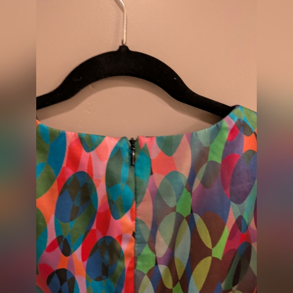 Trina Turk Silk Midi Dress 0 - Picture 7 of 11